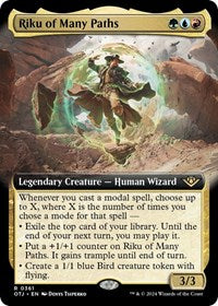 Riku of Many Paths (Extended Art) (361) [Outlaws of Thunder Junction]