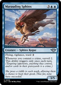 Marauding Sphinx (56) [Outlaws of Thunder Junction]