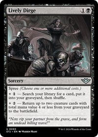 Lively Dirge (93) [Outlaws of Thunder Junction]