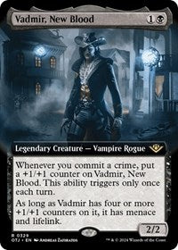Vadmir, New Blood (Extended Art) (329) [Outlaws of Thunder Junction]