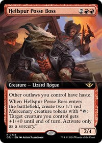 Hellspur Posse Boss (Extended Art) (333) [Outlaws of Thunder Junction]