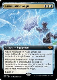 Assimilation Aegis (Extended Art) (348) [Outlaws of Thunder Junction]