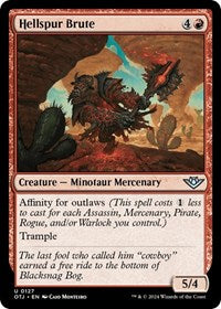 Hellspur Brute (127) [Outlaws of Thunder Junction]