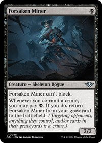 Forsaken Miner (88) [Outlaws of Thunder Junction]