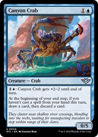 Canyon Crab (40) [Outlaws of Thunder Junction]