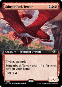 Stingerback Terror (Extended Art) (336) [Outlaws of Thunder Junction]