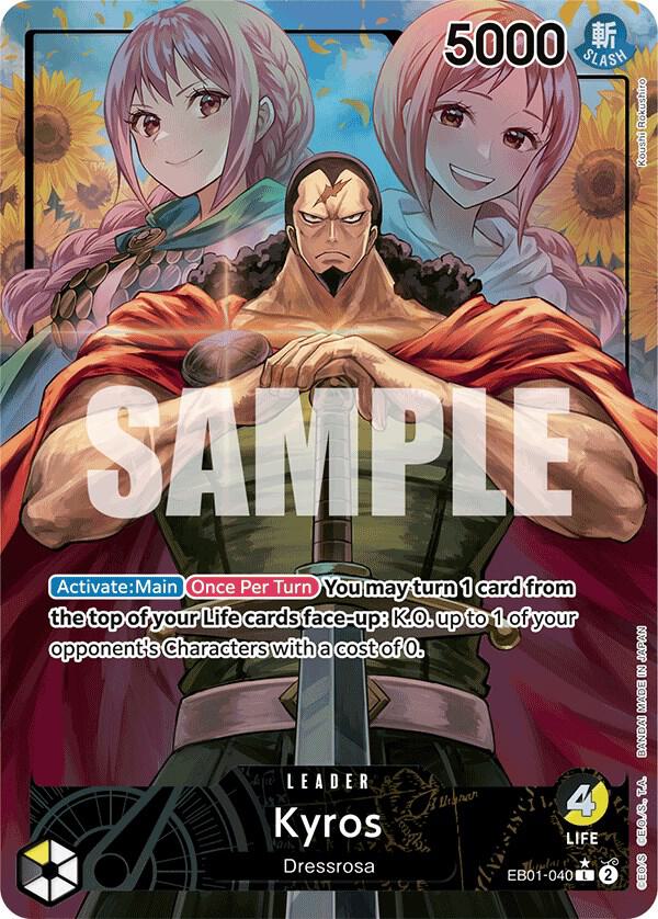 Kyros (Alternate Art) (EB01-040) [Extra Booster: Memorial Collection]