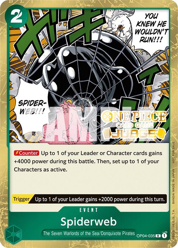 Spiderweb (Judge Pack Vol. 3) (OP04-035) [One Piece Promotion Cards]