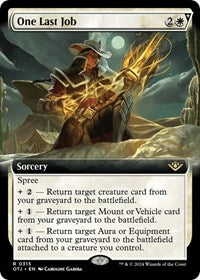 One Last Job (Extended Art) (315) [Outlaws of Thunder Junction]