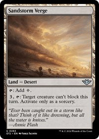 Sandstorm Verge (263) [Outlaws of Thunder Junction]