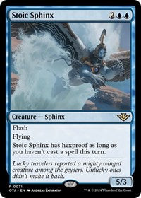Stoic Sphinx (71) [Outlaws of Thunder Junction]