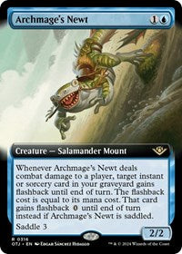 Archmage's Newt (Extended Art) (316) [Outlaws of Thunder Junction]