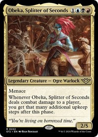 Obeka, Splitter of Seconds (222) [Outlaws of Thunder Junction]