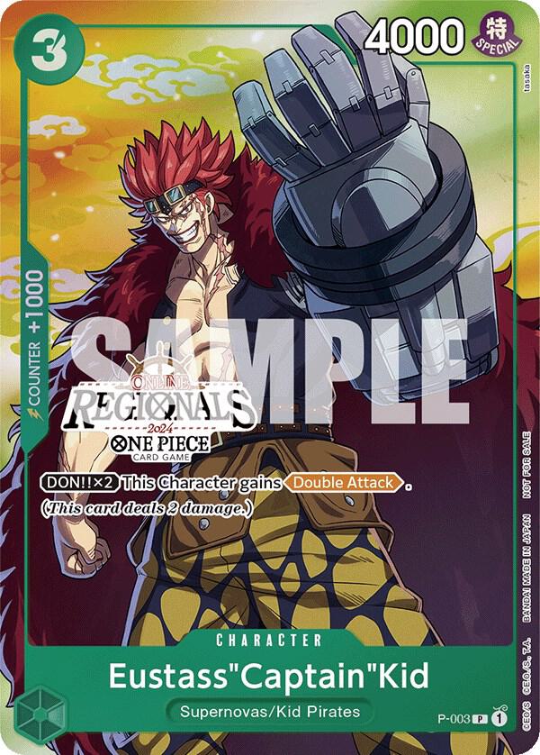 Eustass"Captain"Kid (Online Regional 2024 Vol. 2) [Participant] (P-003) [One Piece Promotion Cards]