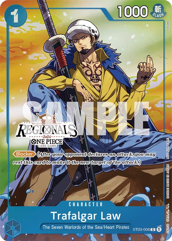 Trafalgar Law (Online Regional 2024 Vol. 2) [Participant] (ST03-008) [One Piece Promotion Cards]