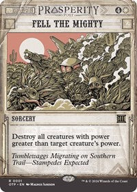Fell the Mighty (1) [Outlaws of Thunder Junction: Breaking News]