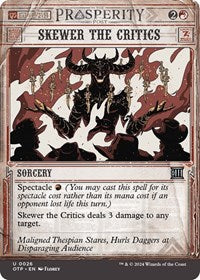 Skewer the Critics (26) [Outlaws of Thunder Junction: Breaking News]