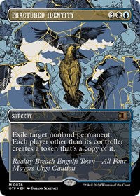 Fractured Identity (Textured Foil) (76) [Outlaws of Thunder Junction: Breaking News]