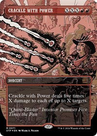 Crackle with Power (Textured Foil) (71) [Outlaws of Thunder Junction: Breaking News]
