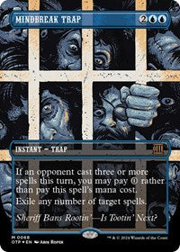 Mindbreak Trap (Textured Foil) (68) [Outlaws of Thunder Junction: Breaking News]