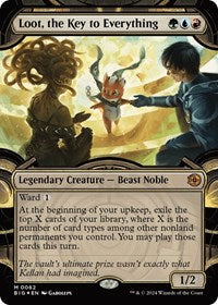 Loot, the Key to Everything (Showcase) (Raised Foil) (62) [Outlaws of Thunder Junction: The Big Score]