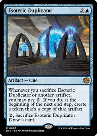 Esoteric Duplicator (5) [Outlaws of Thunder Junction: The Big Score]