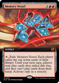 Memory Vessel (Extended Art) (78) [Outlaws of Thunder Junction: The Big Score]