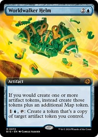 Worldwalker Helm (Extended Art) (72) [Outlaws of Thunder Junction: The Big Score]