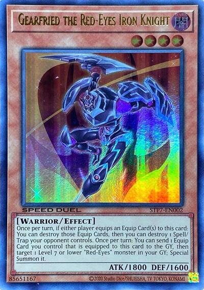 Gearfried the Red-Eyes Iron Knight (STP7-EN002) [Speed Duel: Tournament Pack 7]