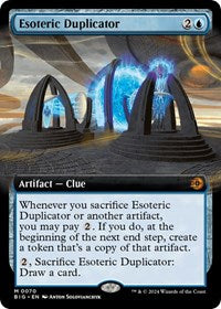 Esoteric Duplicator (Extended Art) (70) [Outlaws of Thunder Junction: The Big Score]