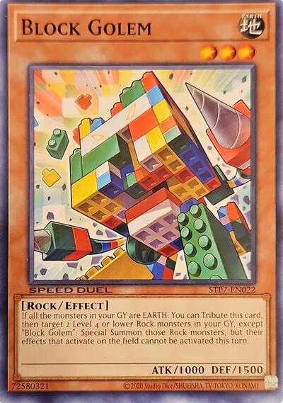 Block Golem (STP7-EN022) [Speed Duel: Tournament Pack 7]