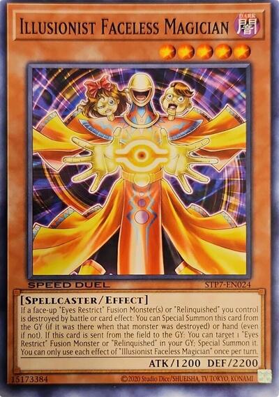 Illusionist Faceless Magician (STP7-EN024) [Speed Duel: Tournament Pack 7]