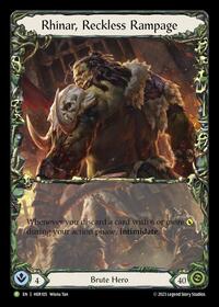 Rhinar, Reckless Rampage - HER105 (HER105) [Flesh and Blood: Promo Cards]
