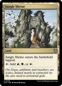 Jungle Shrine (303) [Commander: Outlaws of Thunder Junction]