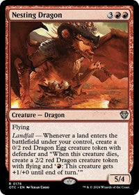 Nesting Dragon (176) [Commander: Outlaws of Thunder Junction]