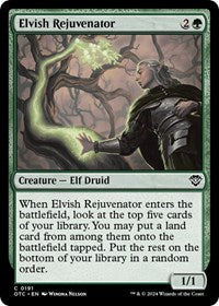 Elvish Rejuvenator (191) [Commander: Outlaws of Thunder Junction]