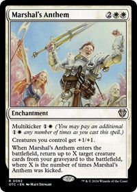 Marshal's Anthem (82) [Commander: Outlaws of Thunder Junction]