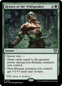 Return of the Wildspeaker (203) [Commander: Outlaws of Thunder Junction]