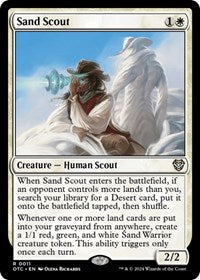 Sand Scout (11) [Commander: Outlaws of Thunder Junction]