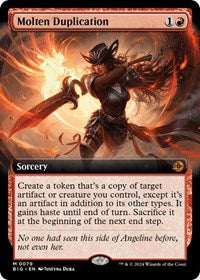 Molten Duplication (Extended Art) (79) [Outlaws of Thunder Junction: The Big Score]