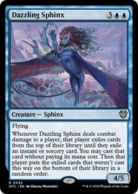Dazzling Sphinx (93) [Commander: Outlaws of Thunder Junction]