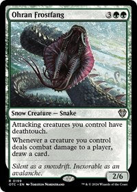 Ohran Frostfang (199) [Commander: Outlaws of Thunder Junction]
