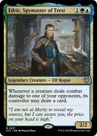 Edric, Spymaster of Trest (221) [Commander: Outlaws of Thunder Junction]