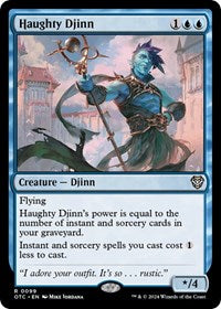 Haughty Djinn (99) [Commander: Outlaws of Thunder Junction]