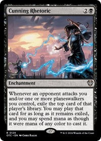 Cunning Rhetoric (129) [Commander: Outlaws of Thunder Junction]