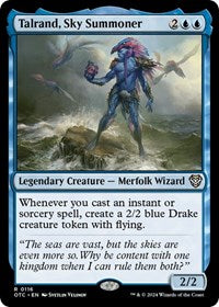 Talrand, Sky Summoner (116) [Commander: Outlaws of Thunder Junction]