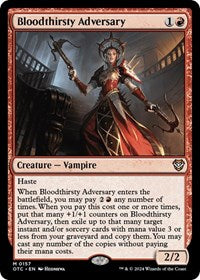 Bloodthirsty Adversary (157) [Commander: Outlaws of Thunder Junction]