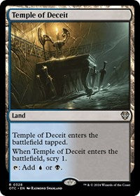 Temple of Deceit (328) [Commander: Outlaws of Thunder Junction]
