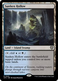 Sunken Hollow (325) [Commander: Outlaws of Thunder Junction]