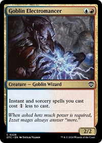 Goblin Electromancer (228) [Commander: Outlaws of Thunder Junction]